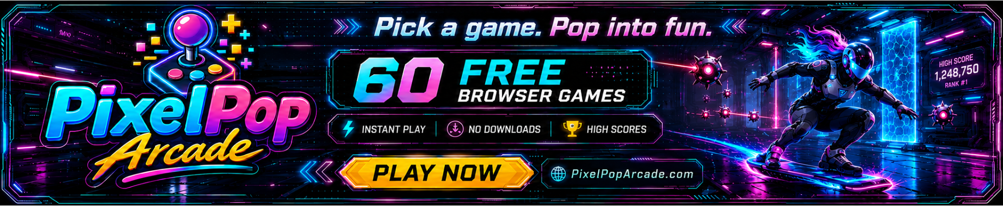 PixelPop Arcade